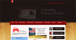 Desktop Screenshot of columbusfarmersmarket.com